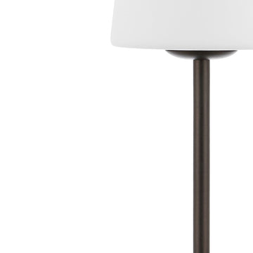 Carson 12.75" Modern Minimalist Iron Rechargeable Integrated LED Table Lamp - JONATHAN Y